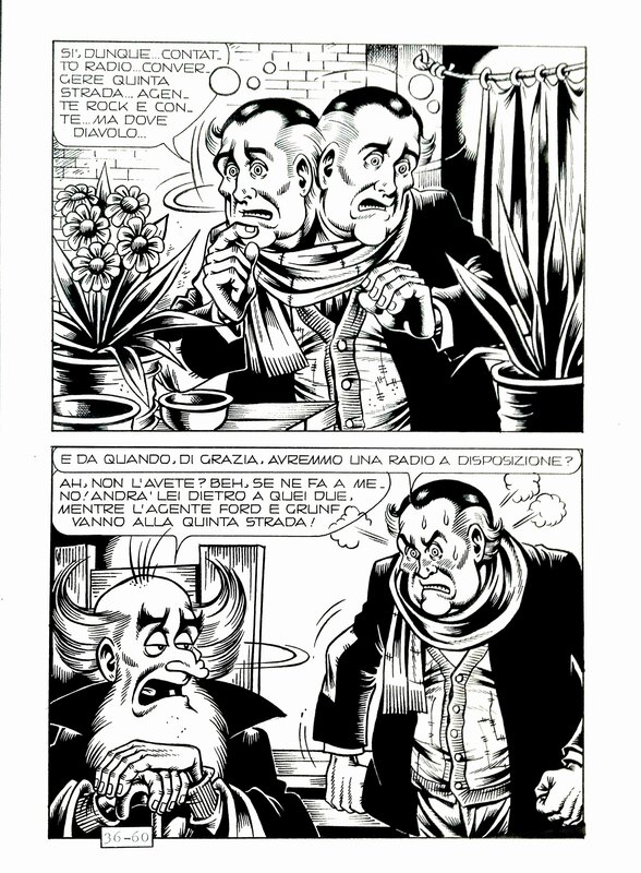 Magnus, Giovanni Romanini, Alan Ford & il gruppo tnt - Planche originale