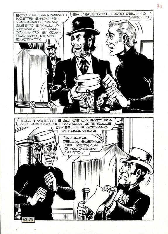 Magnus, Paolo Chiarini, Alan Ford & il gruppo tnt - Planche originale