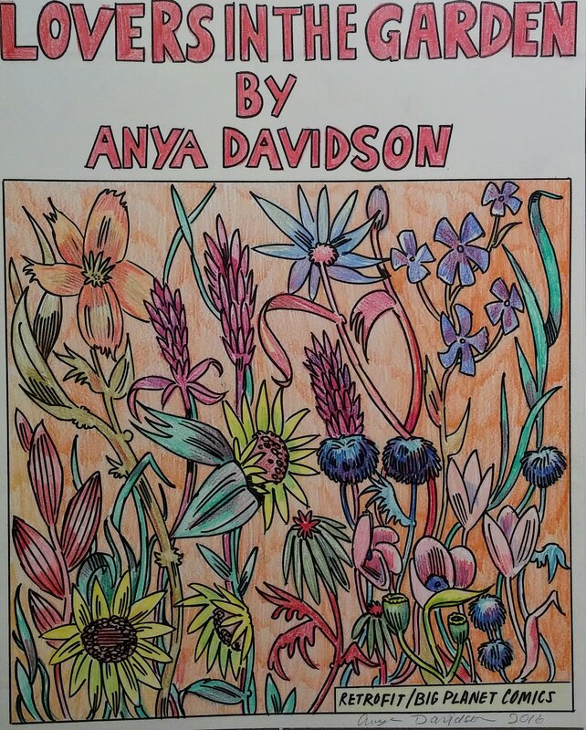 Anya Davidson, Amour Dans le Jardin - Planche originale