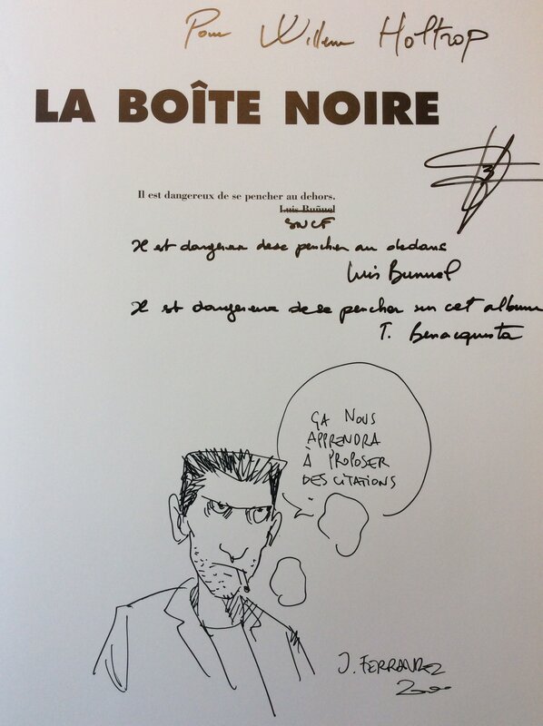 La boîte noire by Jacques Ferrandez, Tonino Benacquista - Sketch