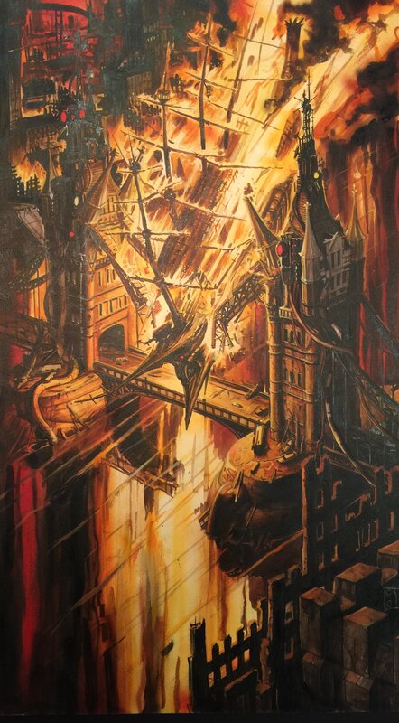 Requiem par Olivier Ledroit - Planche originale
