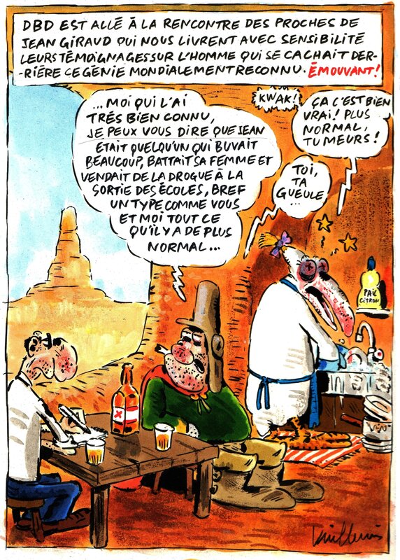 Hommage à Moebius by Philippe Vuillemin - Comic Strip