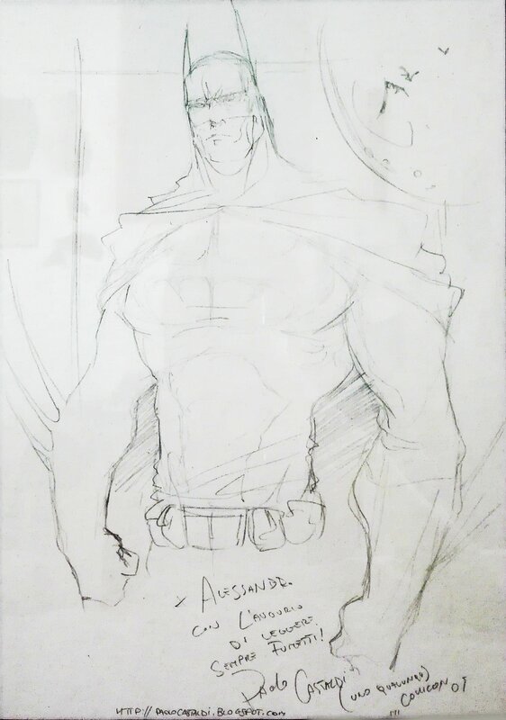 Batman by Paolo Castaldi - Sketch