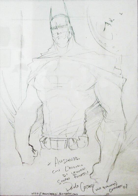 Batman by Paolo Castaldi - Sketch