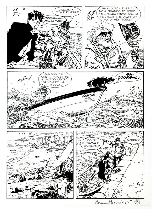 Bruno Brindisi, Dylan Dog- Finché morte non vi separi - Planche originale