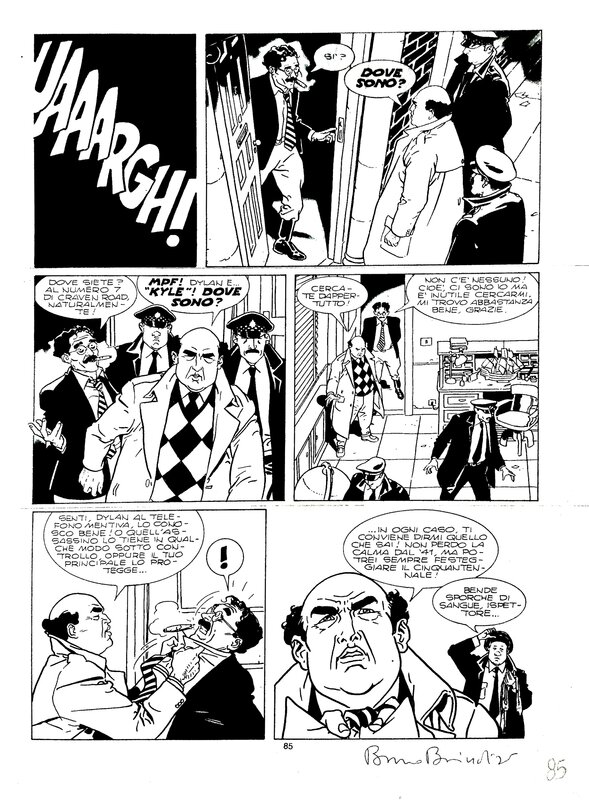 Dylan Dog- Il male by Bruno Brindisi - Comic Strip
