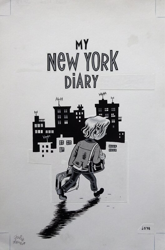 My New York Diary par Julie Doucet - Couverture originale