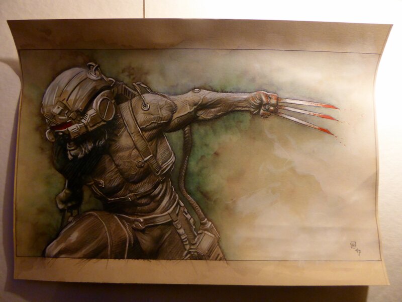Weapon X by Fabrice Le Hénanff - Original Illustration
