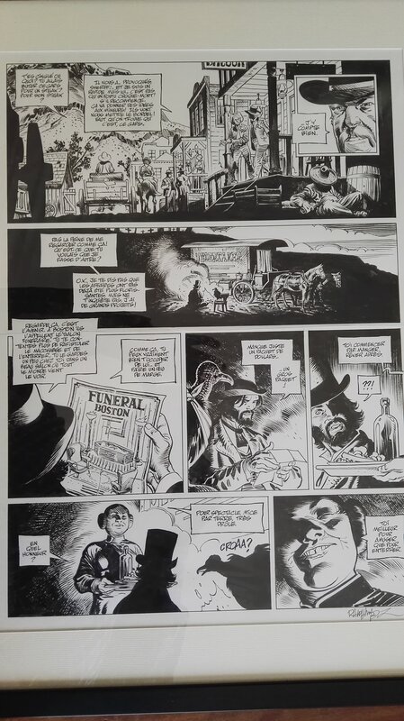 Undertaker par Ralph Meyer - Planche originale