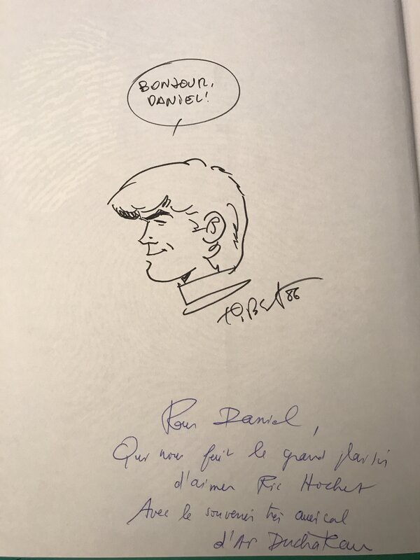 Tibet, Ric Hochet Rapt sur le France - Dédicace