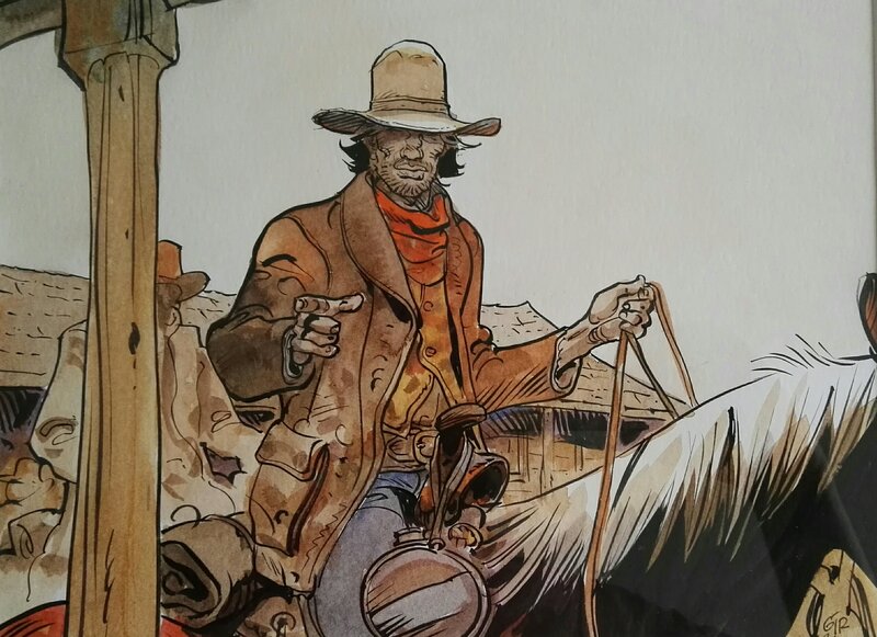 Blueberry by Jean Giraud - Original Illustration