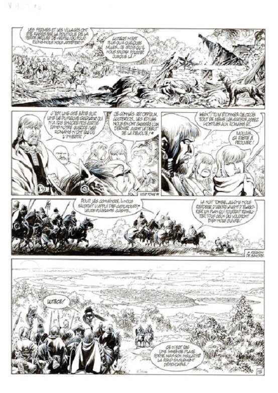 Vae victis t 13 par Jean-Yves Mitton, simon rocca - Planche originale