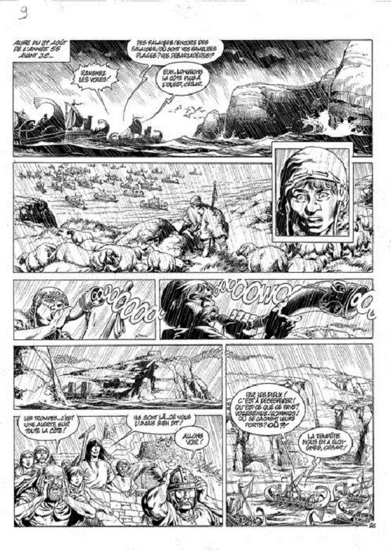 Vae victis t 9 par Jean-Yves Mitton, simon rocca - Planche originale