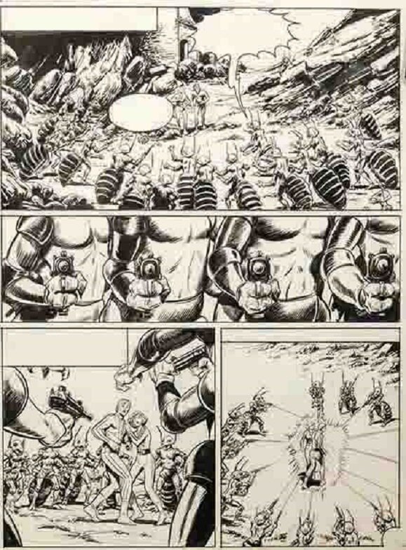 Proteo force 10 par Angelo Di Marco - Planche originale