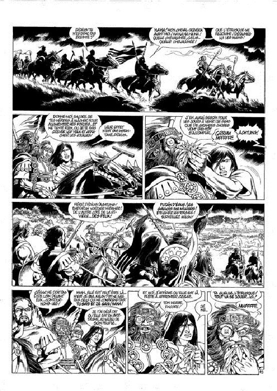 Vae victis T15 par Jean-Yves Mitton, simon rocca - Planche originale