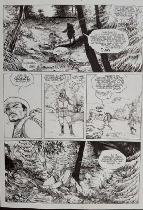 Phil Castaza, chric, Ab oculis récit d un siècle oublié - Planche originale
