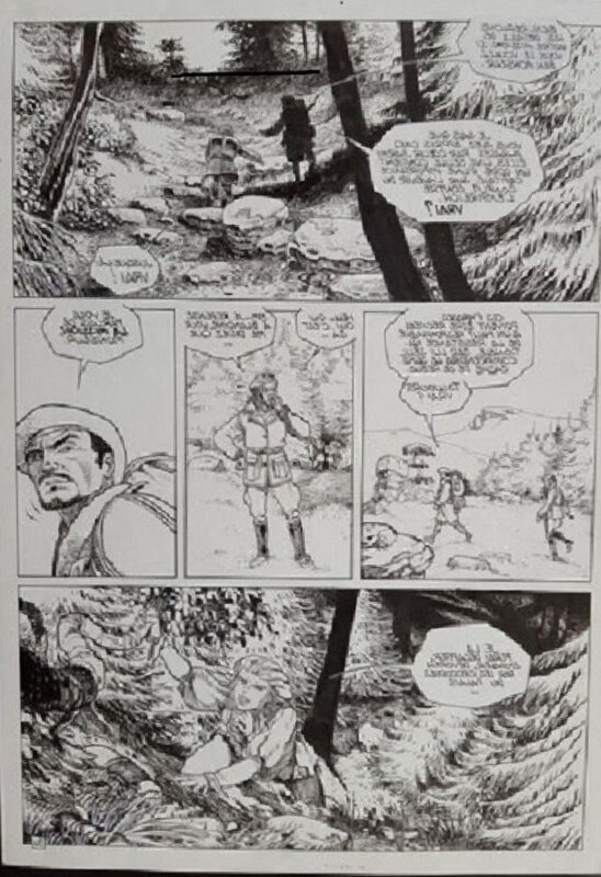 Phil Castaza, chric, Ab oculis récit d un siècle oublié - Planche originale