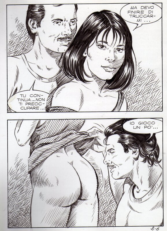 Alberto Del Mestre, Pruriti di moglie , planche 6 - Publication dans Desiderati intimi n°2, Ediperiodici, 1991 - Comic Strip