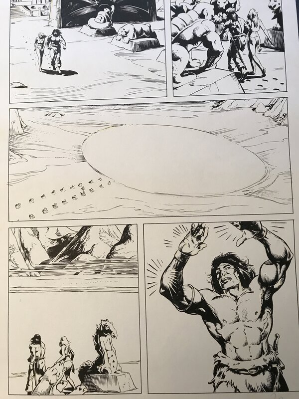 Jafar, Conan le Barbare - Sword - Planche originale