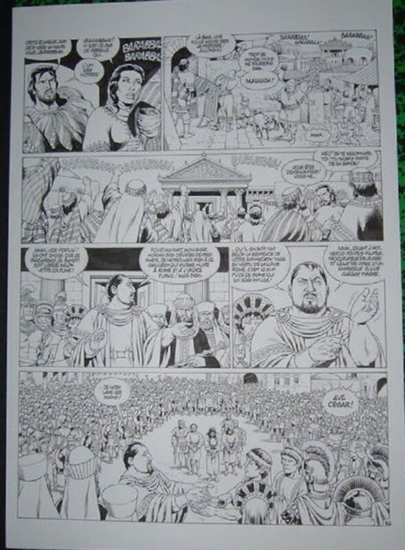 Ben Hur 4 par Jean-Yves Mitton - Planche originale