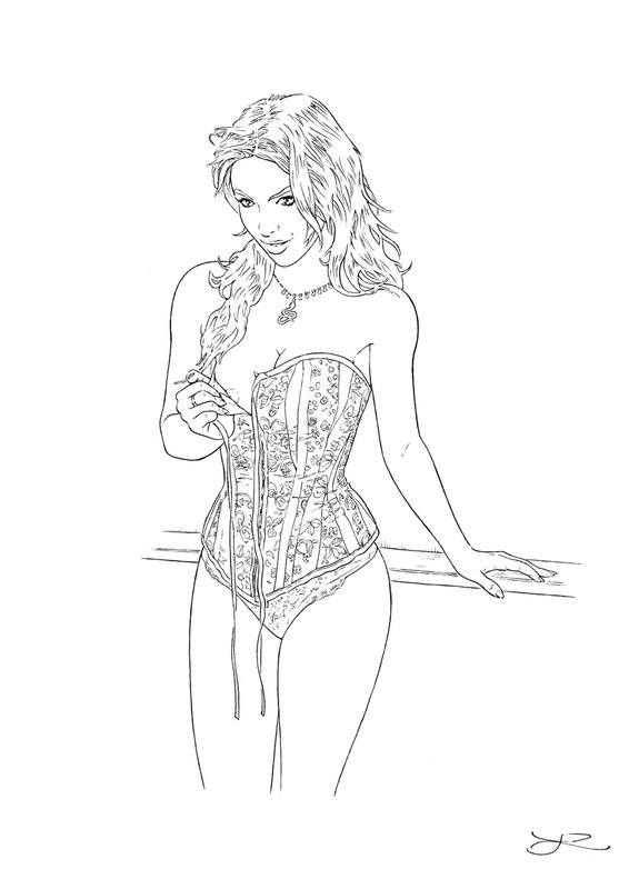 Héléna by Lounis Chabane, Jim - Original Illustration