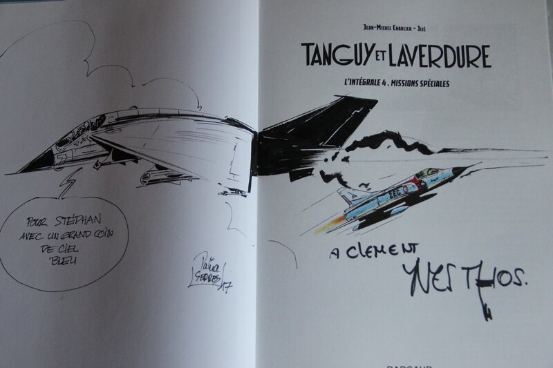 Tanguy et Laverdure by Patrice Serres - Sketch