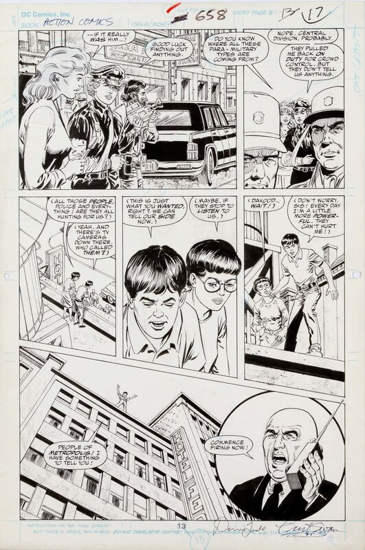 Curt Swan, Bill Messner-Loebs, Dennis Janke, John Costanza, Superman - Action Comics - 