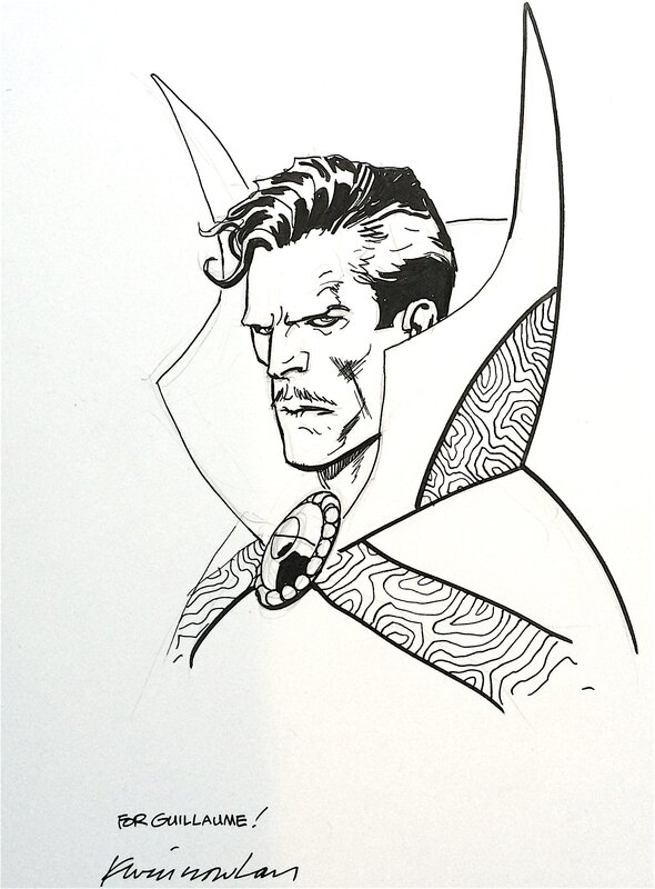 Doctor Strange par Kevin Nowlan - Dédicace