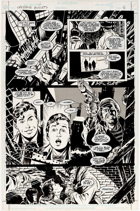 Eduardo Barreto, John M. DeMatteis, Superman (Batman) - Speeding Bullets P6 - Planche originale