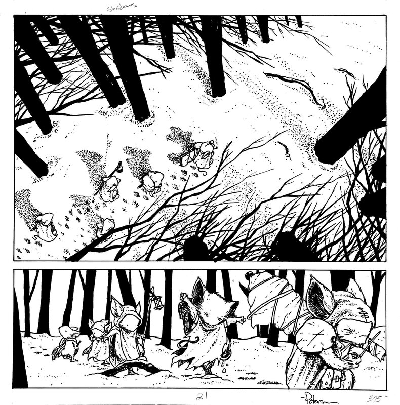 David Petersen, Mouse Guard - Winter 1152 #1 Page 21 - Planche originale