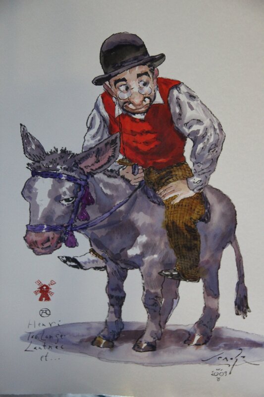 Toulouse Lautrec by Gradimir Smudja - Original Illustration