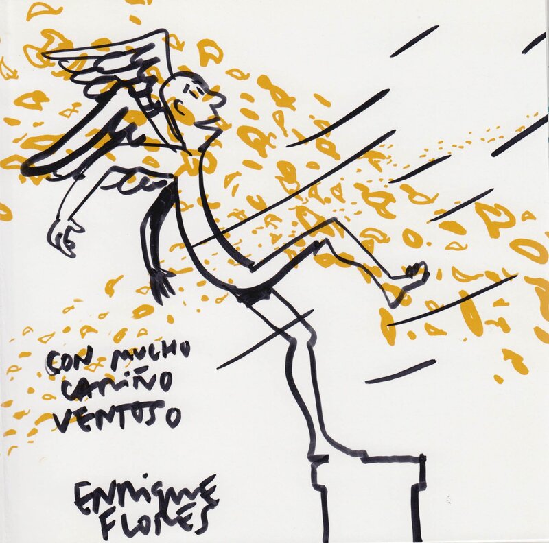 El Retiro by Enrique Flores - Sketch