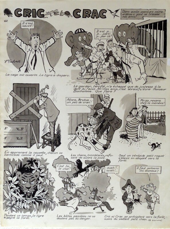 Cric et Crac by Jean Trubert - Comic Strip