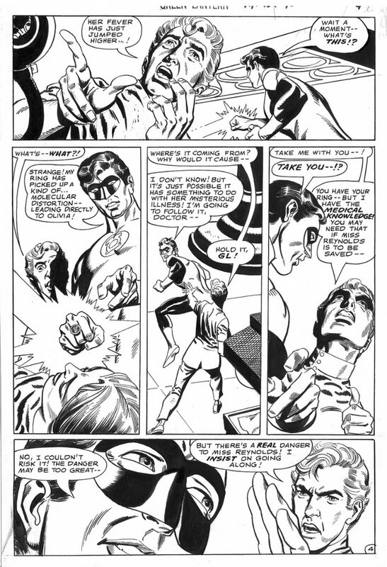 Gil Kane, Joe Giella, Gil Kane Green Lantern 75 - Planche originale