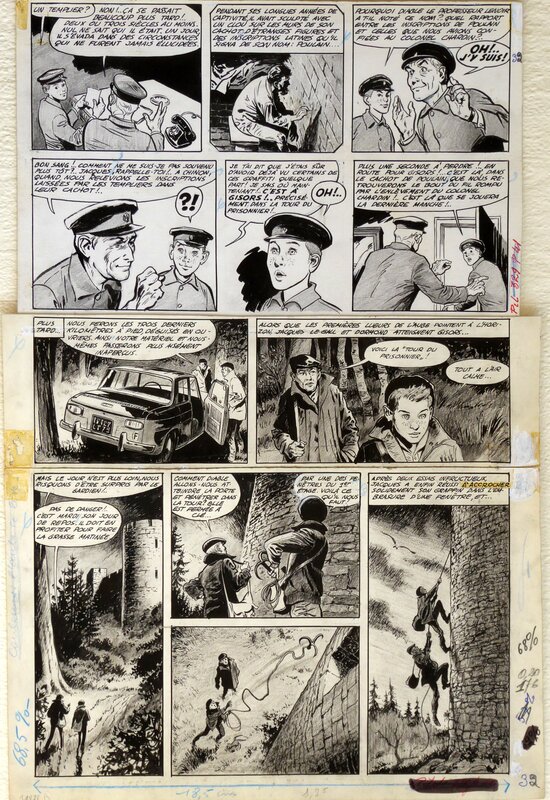 Jacques Le Gall par MiTacq, René Follet, Jean-Michel Charlier - Planche originale