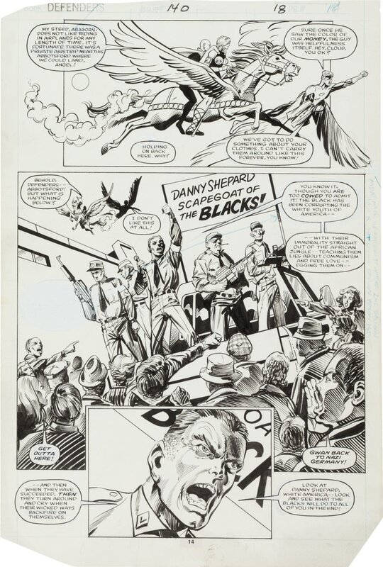 Don Perlin, Peter B. Gillis, Kim DeMudler, Janice Chiang, The New Defenders #140 P14 - Comic Strip