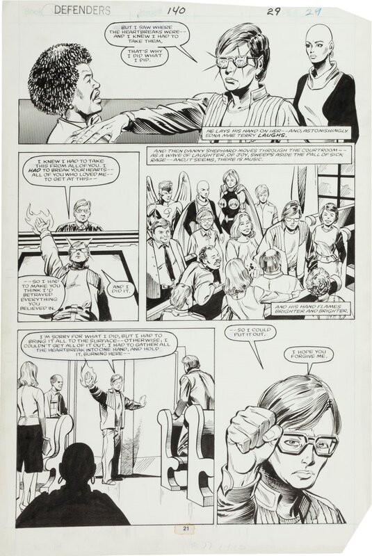Don Perlin, Peter B. Gillis, Kim DeMudler, Janice Chiang, The New Defenders #140 P21 - Comic Strip