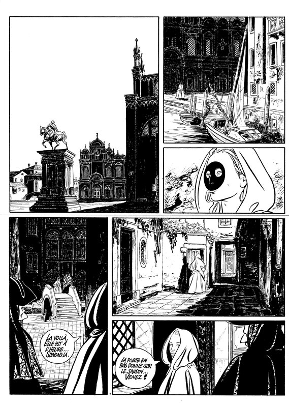 Éric Warnauts, Raives, Suites Venitiennes page - Comic Strip