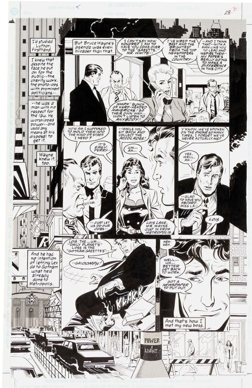 Eduardo Barreto, John M. DeMatteis, Superman (Batman) - Speeding Bullets P28 - Comic Strip