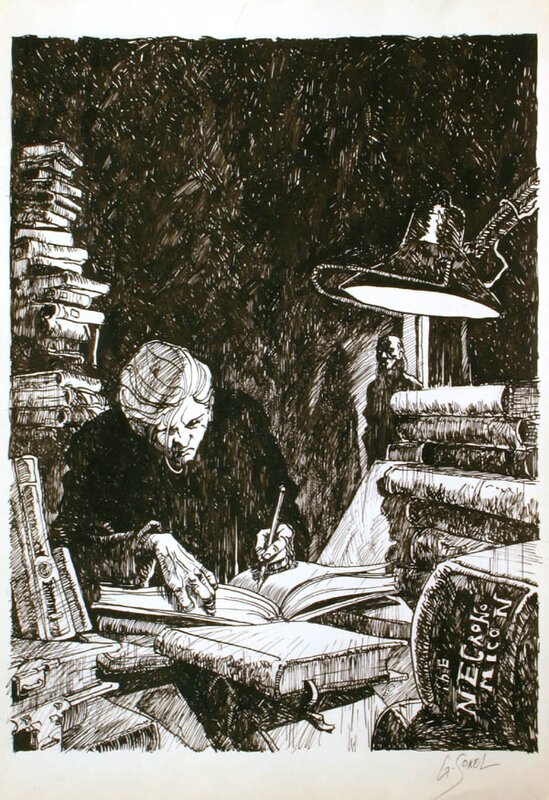 Guillaume Sorel, Cthulhu - Le Necronomicon - HP Lovecraft - Illustration originale