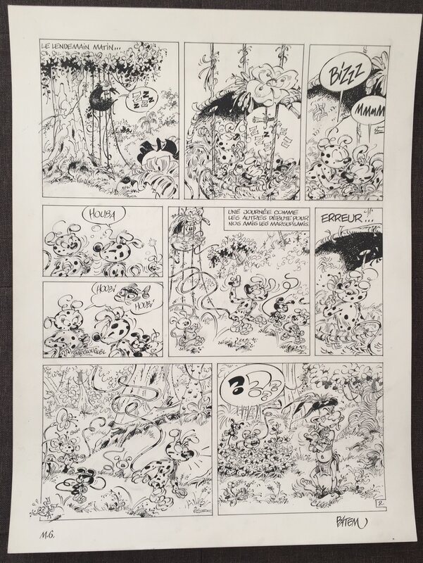 Marsupilami par Batem - Planche originale