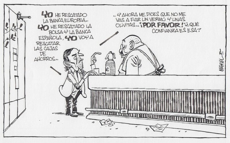 Le Bar par Manel Fontdevila - Planche originale