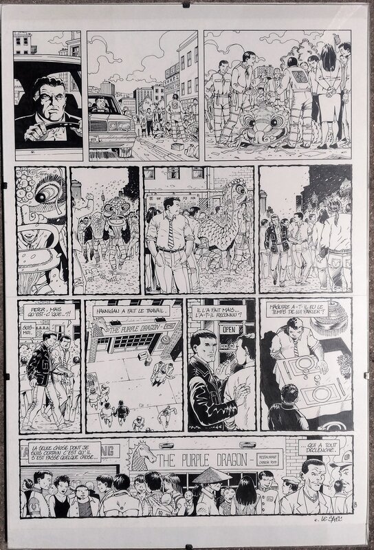 Erwan Le Saëc, David Chauvel, Les Enragés - planche originale 18 du tome 5 - Comic Strip