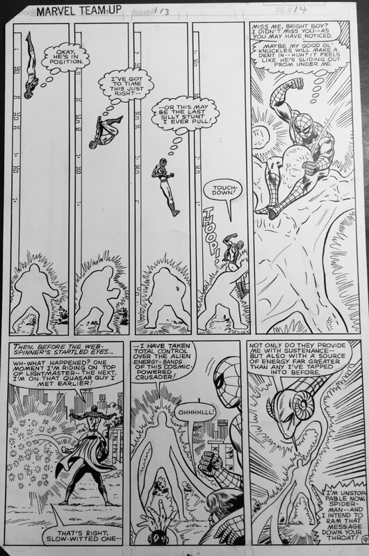 Marvel Team up #113 par Herb Trimpe, Mike Esposito - Planche originale