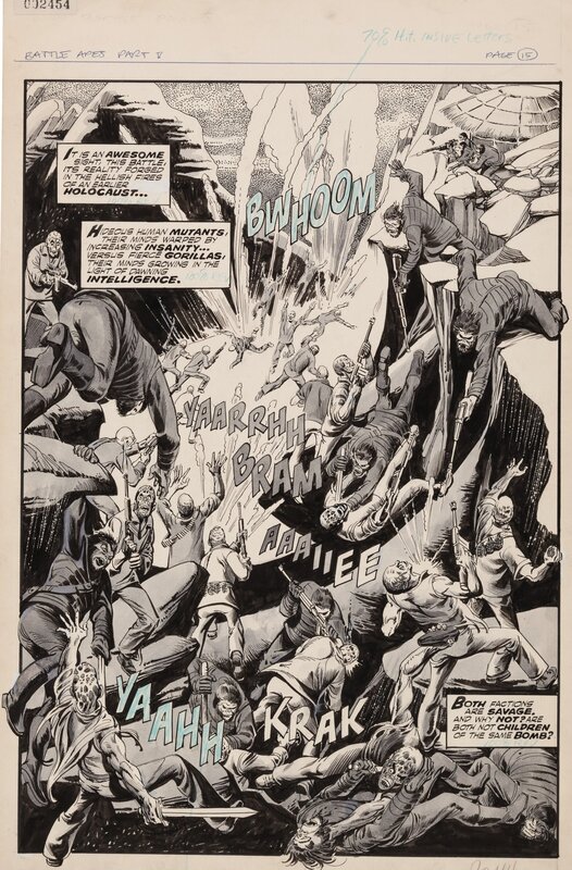 Dino Castrillo, Doug Moench, Planet of the Apes - Assault on Paradise #26 P15 - Planche originale