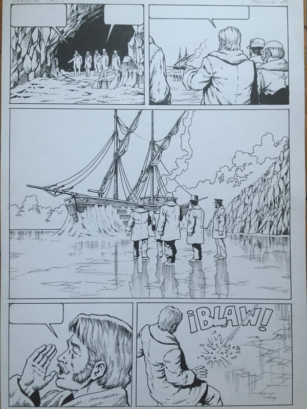 Esteve Polls, Hector Servadac (Jules Verne) - Planche originale