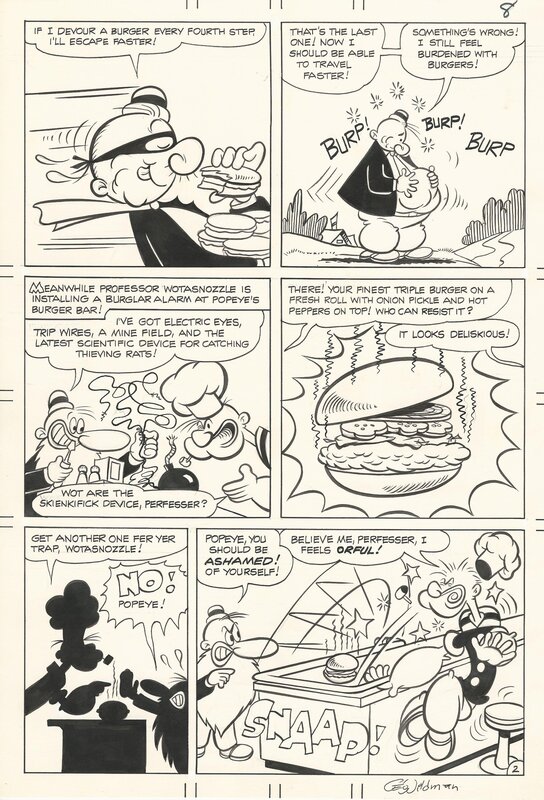 George Wildman, Popeye #110 - 