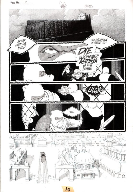 Cerebus 174 page 10 par Dave Sim, Gerhard - Planche originale