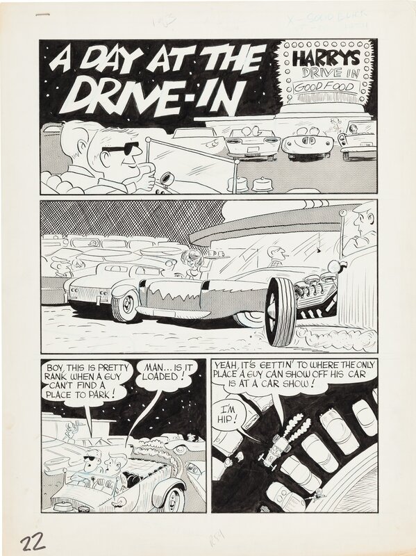 Dale Hale, Drag Cartoons #6 P1/3 - Planche originale