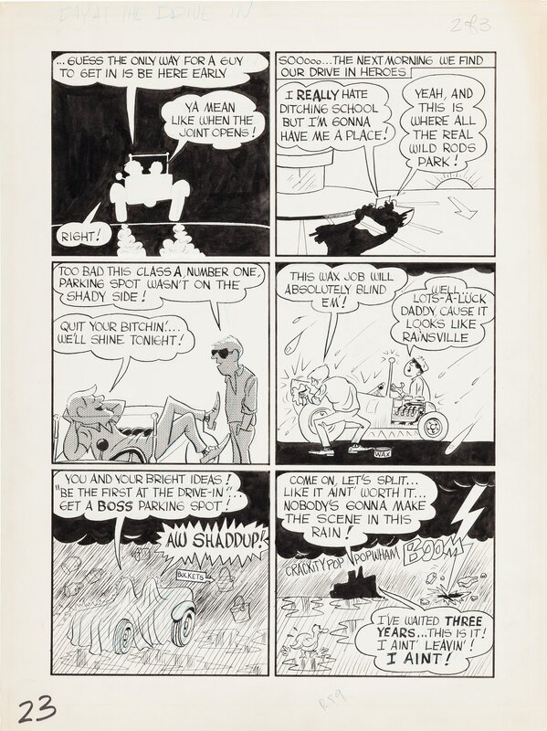 Dale Hale, Drag Cartoons #6 P2/3 - Comic Strip